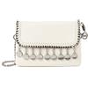 faina Borsa a Mano, Pochette Donna, Bianco, Taglia Unica
