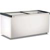Congelatore frigo a pozzetto con porte in vetro 501 L -18° / +10° C | 182 x 65 x 90 cm