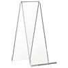 VITAdisplays 10 Pezzi VITAdisplays espositore Inclinato, Supporto per Libri, Supporto per Prodotti Come Supporto per Libri ed espositore in PLEXIGLAS Originale (Trasparente, 15,0 cm)
