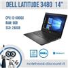 Dell Notebook DELL LATITUDE 3480 Cpu i3-6006u RAM 8gb DDR3 SSD 240gb Win11Pro
