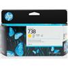 HP Cartuccia di inchiostro giallo HP DesignJet 738 da 130 ml