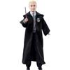 Mattel Harry Potter - Draco Malfoy, indossa l'uniforme di Hogwarts della Casa Serpeverde e impugna la sua bacchetta, da collezione, Giocattolo per Bambini 6+ Anni, HMF35