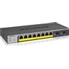 Netgear Switch Gestito L2/L3/L4 Gigabit 10/100/1000 Grigio PoE GS110TP-300EUS
