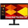Samsung Monitor 27" ( IPS Full HD 1080p 100Hz ) ESSENTIAL S4 Pivot Black