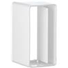 Steinberg14 220x55mm Connettore a Canale Rettangolare con Valvola Antiritorno - Condotto in Plastica