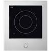 Electrolux PRONTA CONSEGNA - Electrolux Piano cottura elettrico PZ 1 K in vetroceramica nero con bordo inox da 40 cm