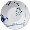 Royal Copenhagen Blue Fluted Mega 1016910 - Piatto fondo in porcellana, rotondo, 24 cm, colore: Blu