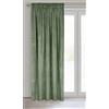 Eurofirany Tenda Di Velluto Super Morbido con Arricciatenda - 1 Pannello, Oscurante per Finestre, Drappeggio per Camera da Letto, Cucina, Soggiorno, 140x270 cm, Oliva