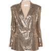 PATRIZIA PEPE BLAZER ORO SEQUINS
