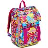 Mitama Zaino Estensibile Butterfly con Tasca frontale, Rosa, Scuola Elementare e Tempo Libero, Bambina Ragazza