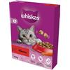 WHISKAS Adult 300g cibo secco per gatti adulti con deliziosa carne di manzo