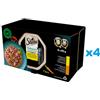 SHEBA Nature's Collection Aromi di pollame in vaschetta 32x85g Alimento umido completo in salsa per gatti adulti bocconcini con pollo e tacchino