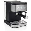 Princess Macchina da caffè Espresso e Capsule, 850 W, 1.5 Litri, Plastica, Nero E Argentato