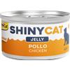 Gimcat ShinyCat Cibo Umido per Gatti - Pollo - 12x70 gr - JELLY