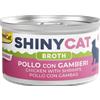 Gimcat ShinyCat Cibo Umido per Gatti - Pollo con Gamberetti - 12x70 gr - IN BRODO