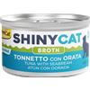 Gimcat ShinyCat Cibo Umido per Gatti - 12x70 gr - IN BRODO - Tonnetto con Orata