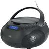 NEWMAJESTIC AH264DAB RADIOREGISTRATORE DAB C/CD AUX BLACK SILVER