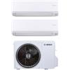 Bosch Climatizzatore Condizionatore Bosch Dual Split Inverter serie CLIMATE 6000i 12+12 con CL5000M 53/2 E R-32 Wi-Fi Optional 12000+12000
