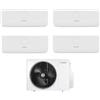 Bosch Climatizzatore Condizionatore Bosch Quadri Split Inverter serie CLIMATE 3000i 9+12+12+12 con CL5000M 105/4 E R-32 Wi-Fi Optional 9000+12000+12000+12000