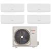 Bosch Climatizzatore Condizionatore Bosch Quadri Split Inverter serie CLIMATE 3000i 9+9+9+18 con CL5000M 105/4 E R-32 Wi-Fi Optional 9000+9000+9000+18000