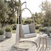 MIlani Home MATISSE - dondolo con struttura in allumino beige con corda beige
