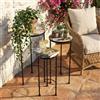 MIlani Home SILVES - set tre fioriere rotonde
