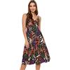 Trendyol Women Midi A-Line Regular Fit Knit Dress, Women Midi A-Line Abito in Maglia dalla vestibilità Regolare Donna, Beige,