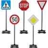 JAMARA 460257 - Traffic Set Grand a Set con 5 Diversi Segnali Stradali
