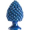 BEVILACQUA PIGNA DECORATIVA, CERAMICA SICILIANA BLU, XS - h 20 x L 13 cm