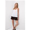 Intimissimi Top In Tela Di Lino The Pure Linen Bianco