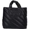 Liu Jo Jeans Liu Jo Borsa da donna FELCE nera in ecopelle riciclata. Taglia:, schwarz