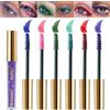 CHSEEO Mascara Colorato, 6 Colori Mascara Colorati per Ciglia, Mascaras Verde Blu Viola Impermeabile Lunga Durata a Prova di Sbavature, per Ciglia in Fibra 3D Voluminoso Trucco Ciglia