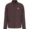 EA7 felpa full zip EA7 Felpa ventus 7 fz marrone