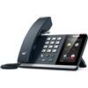 Yealink MP54 E2 certificato per Microsoft Teams & Skype for Business, telefono desktop per PC, accoppiamento Bluetooth, touch screen da 4 pollici, Ethernet a doppia porta con PoE, audio HD, grigio