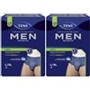 TENA Men Active Fit Pants Taglai L/XL 2x8 pz Assorbenti
