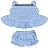 Miniland - Vestiti per Bambola da 21 cm, Accessorio di Abbigliamento per Bambole, Vestito Estivo