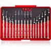 Haizibo Set di Cacciavite per Occhiali 16 in 1,Set di Cacciaviti Orologiaio, Set Cacciaviti Precisione, Adatto per La Riparazione di Strumenti di Precisione,Come Orologi e Occhiali.