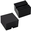 EXLECO 2Pcs Car Jack Gomma Pad (75x75x50mm) Tappetino in gomma Jack Universale Proteggi i binari e i SUV del telaio dell'auto Usato per Sollevare Macchina e Martinetto
