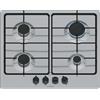 Bosch PGP6B5K85 Serie 4, Piano cottura a gas, Manopole a ponticello: controllo ergonomico, 4 fuochi, Inox, 60 cm