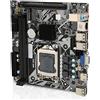 Yunseity Scheda Madre H61 Me Mini ITX, DDR3 LGA 1155 Supporto per Scheda Madre per PC NVME M.2 WiFi M.2 Bluetooth Scheda Madre per Giochi VGA + HD USB