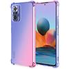 HONLEN Custodia per Redmi Note 10 Pro Case, (6.67 Inches) Trasparente Sfumato TPU Silicone Progettata, 4 Angoli rinforzati Case