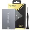 ORICO SATA SSD 1TB, 2.5 SSD SATA III 6Gb/s, fino a 560 MB/s, Unità a Stato Solido Interna 3D NAND con Guscio in Alluminio, Aggiornamento di PC Portatili e Desktop - i560