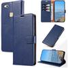 KKEIKO Cover per Huawei P10 Lite, Antiurto Custodia in PU Pelle con Slot per Porta Carte, Magnetico Protettiva Cover per Huawei P10 Lite, Blu