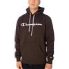 Champion Legacy American Classics - Powerblend Fleece Felpa con Cappuccio, Marrone, XXL Uomo FW23