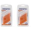 Interprox Plus Super micro 6 Scovolini Arancioni, Anti-Placca e Anti-Carie per spazi interdentali più piccoli (PHD 09) 2x6 Pc
