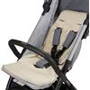 baby idea Babysanity Copri Passeggino Estivo in Spugna di Cotone100% Certificato Oeko Tex Leggero Traspirante Antisudore per Bambini e Neonati Senza Imbottitura - Made in Italy (Beige)