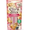 INABA Churu Bites Bocconcini di Pollo con Cuore di Tonno e Salmone - 1 Pack (3 Stick x 10gr) - Snack per Gatti Morbido e Cremoso - Cibo per Gatti Senza Conservanti o Coloranti Artificiali, Grain-Free