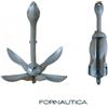 FORNAUTICA ANCORA OMBRELLO 6 KG IN ACCIAIO ZINCATO PIEGHEVOLE - BARCA GOMMONE NAUTICA