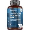 WeightWorld Glutatione Liposomiale Ridotto, 90 Capsule Vegane, Vitamina C, Acido Alfa Lipoico, Acido Ialuronico, La Vitamina C Contribuisce Alla Protezione Delle Cellule Dallo Stress Ossidativo (EFSA), Senza OGM