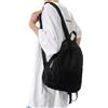 BOZIEE Piccolo zaino da donna a corda, zaino da città, zaino per bambini, per scuola, viaggi, lavoro, donne, ragazze, ragazze, unisex, bianco crema, S